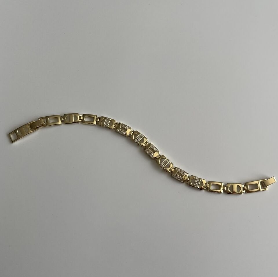 Vintage Taşlı Xuping Bileklik