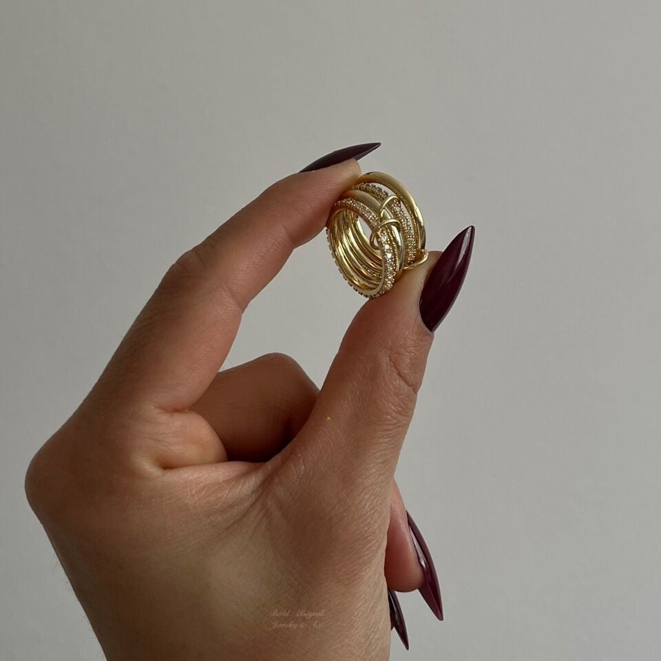 Vip Çoklu Gold Yüzük