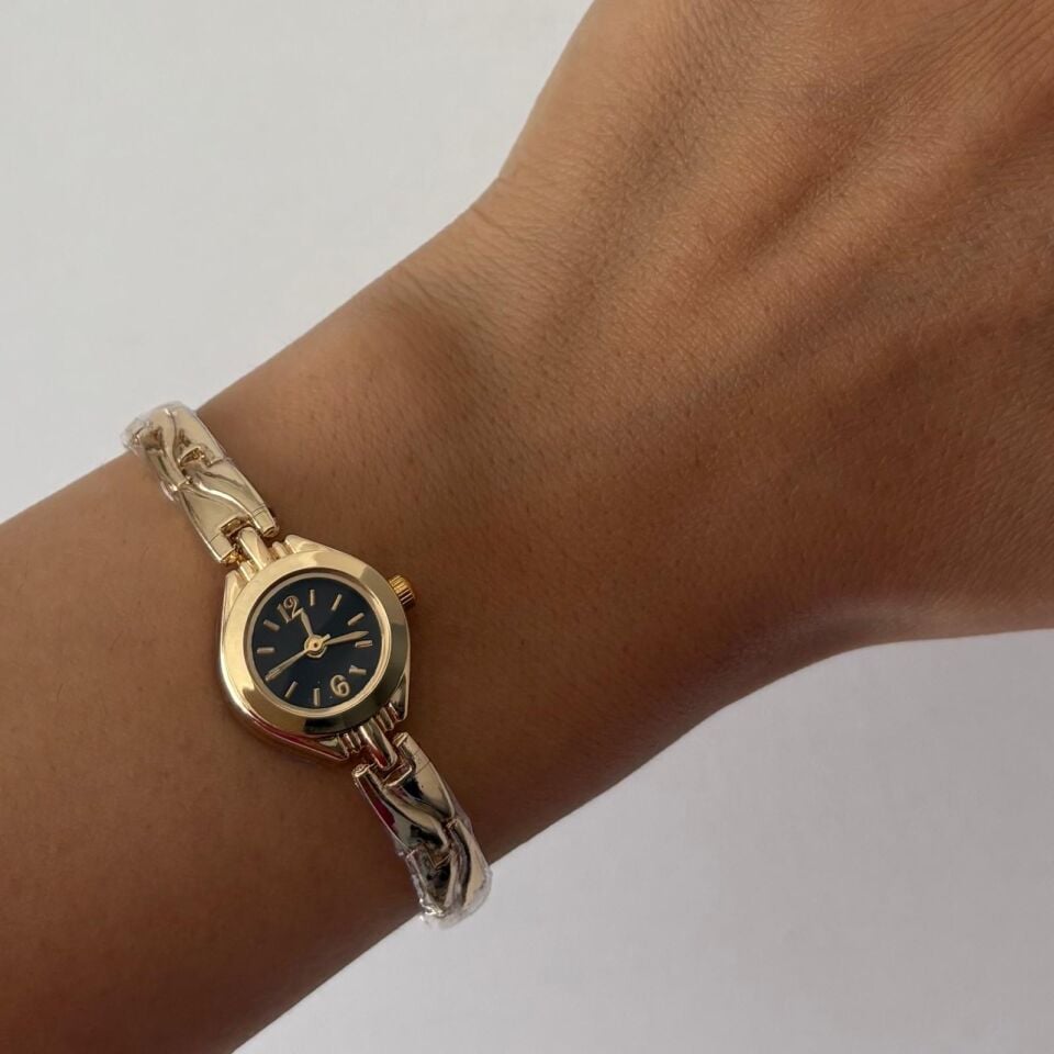 Miora Model Siyah Kadran Vintage Saat