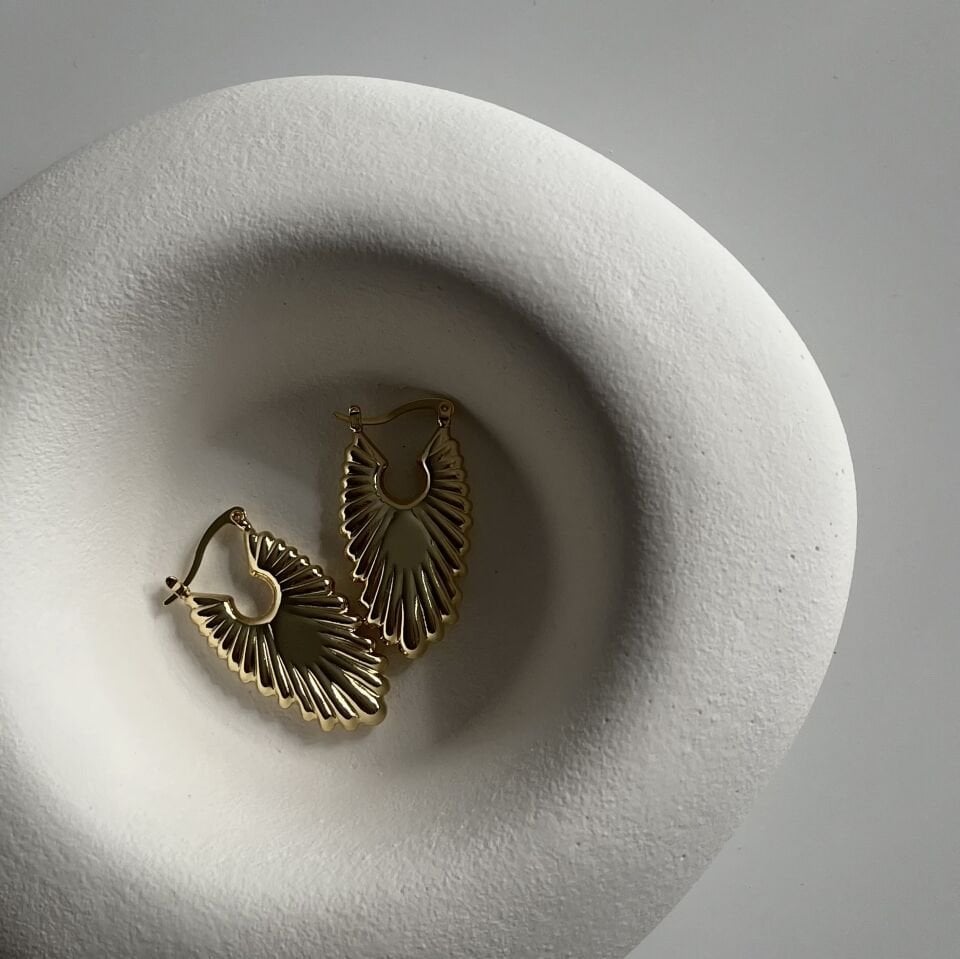 Vip Vintage Oval Küpe