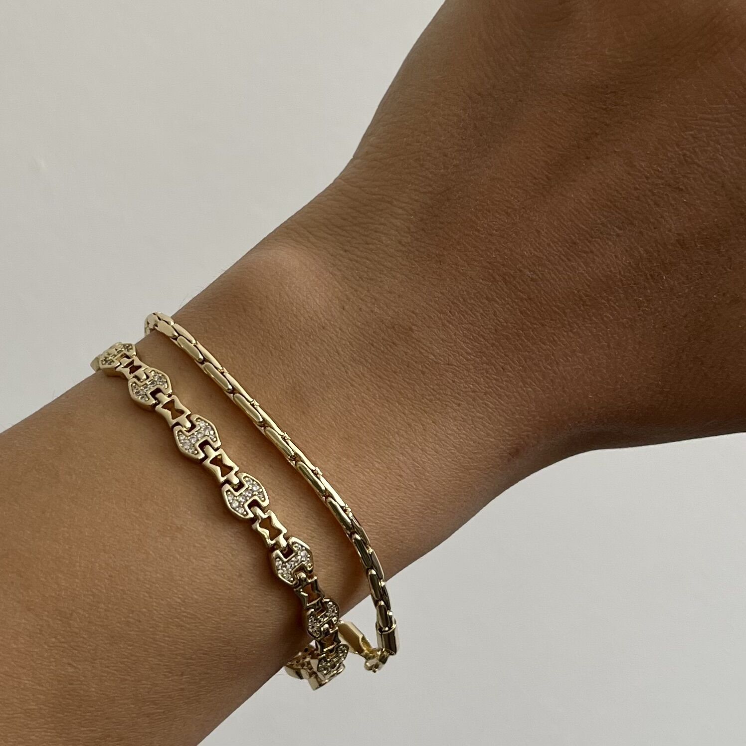 Kuyumcu Model Taşlı Desenli Xuping Bileklik