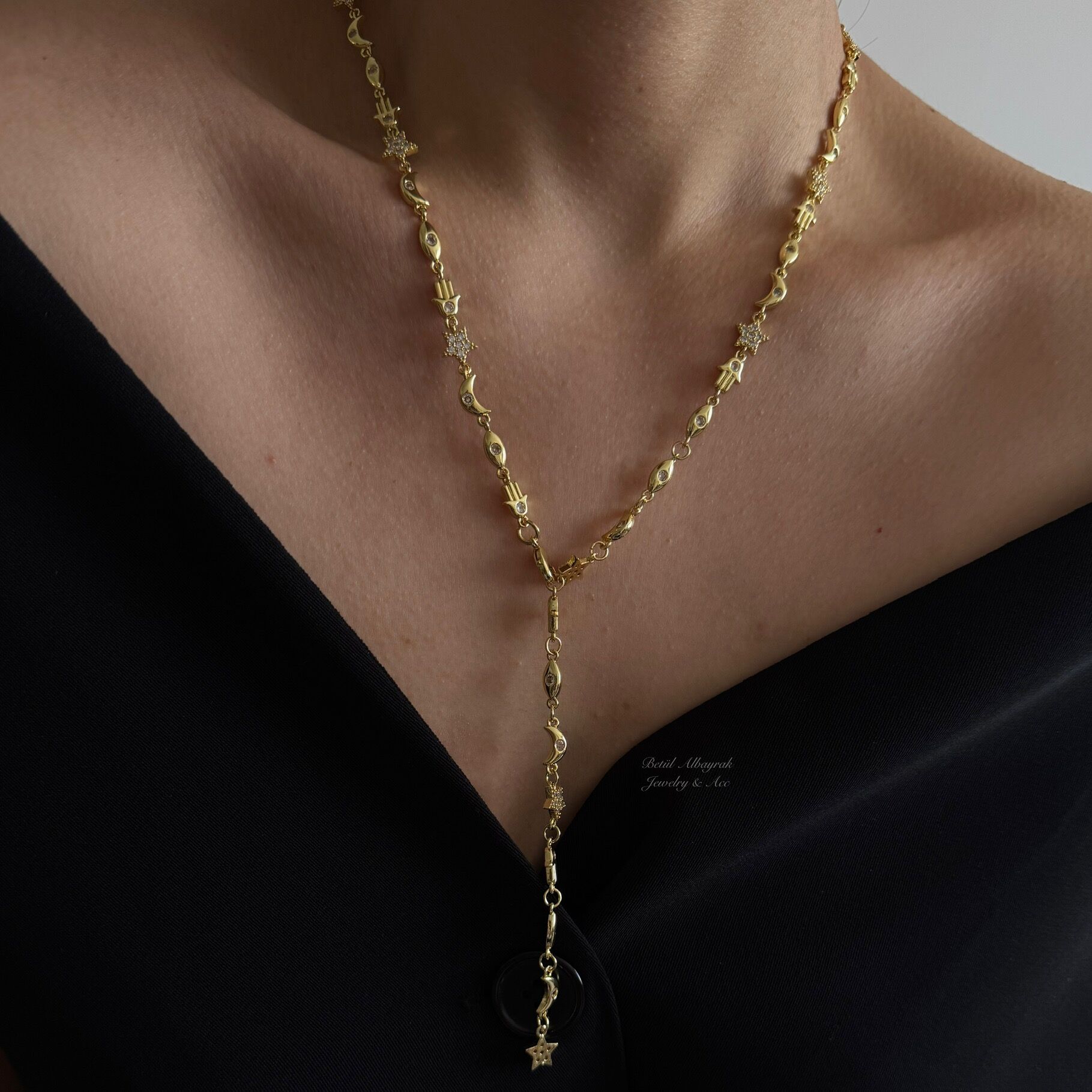 Çelik Şans Y Kolye