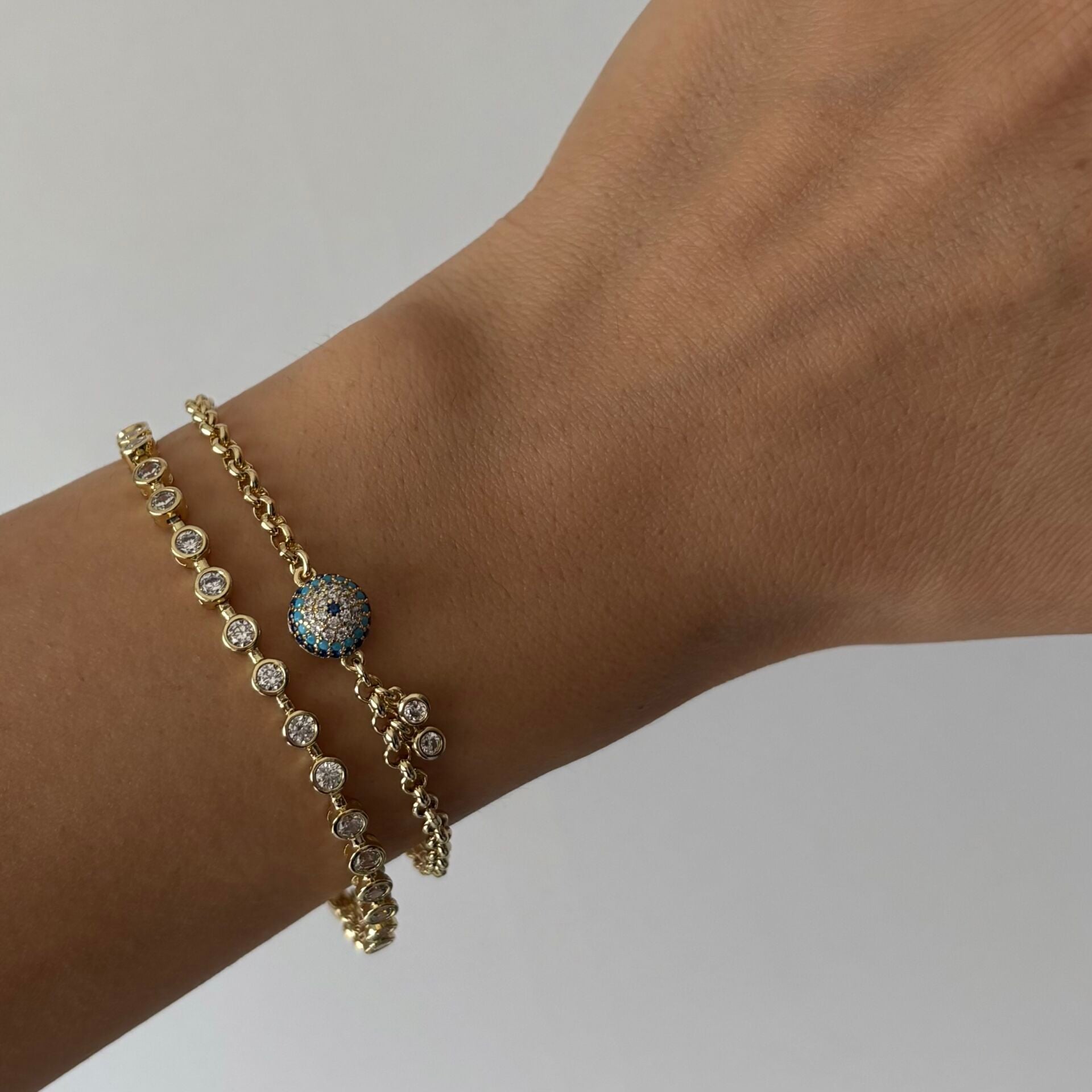Göz Detay Taşlı Xuping Bileklik
