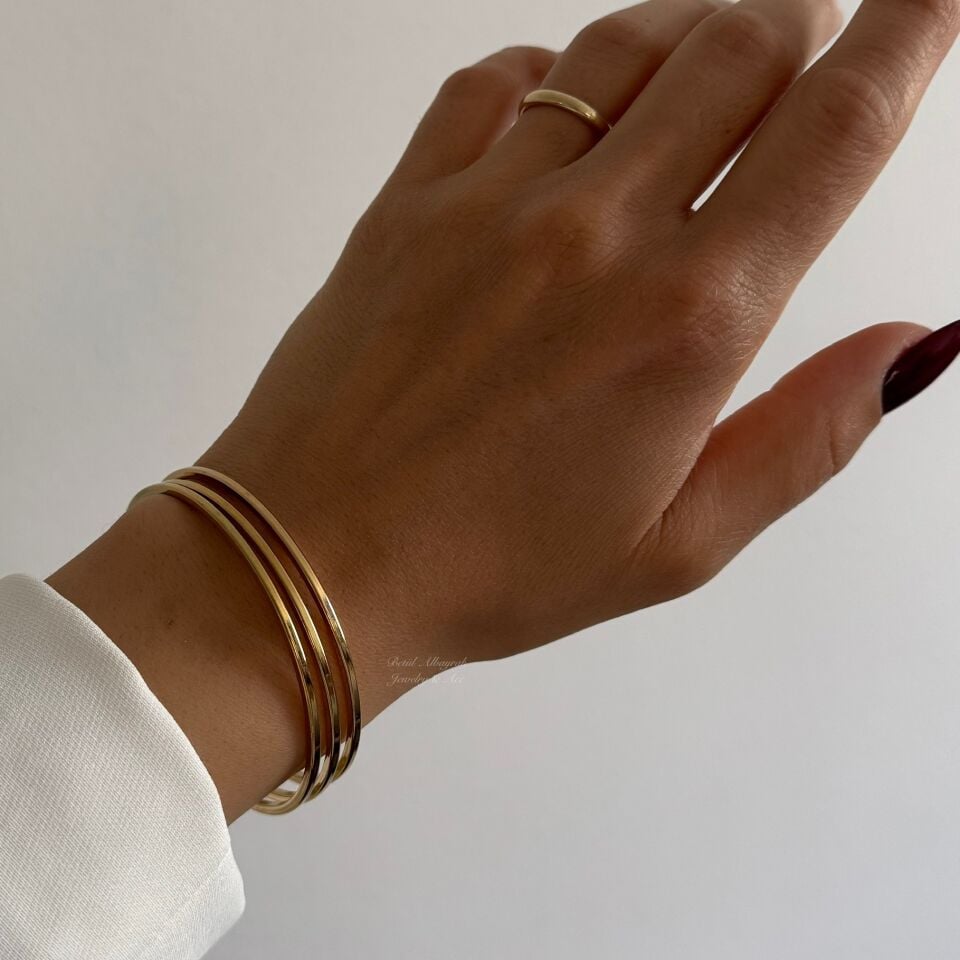 Çelik Üçlü Ajda Bilezik