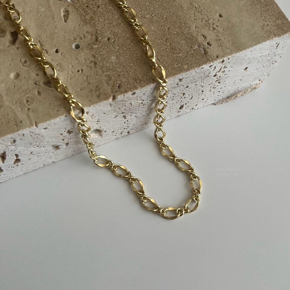 Oval Desenli Xuping Kolye