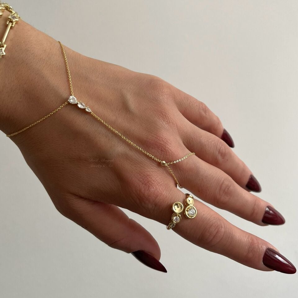 Ayarlanabilir Yuvarlak Taşlı Xuping Yüzük