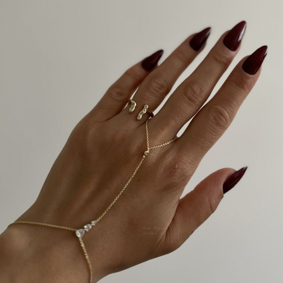 Ayarlanabilir Taşlı Xuping Yüzük