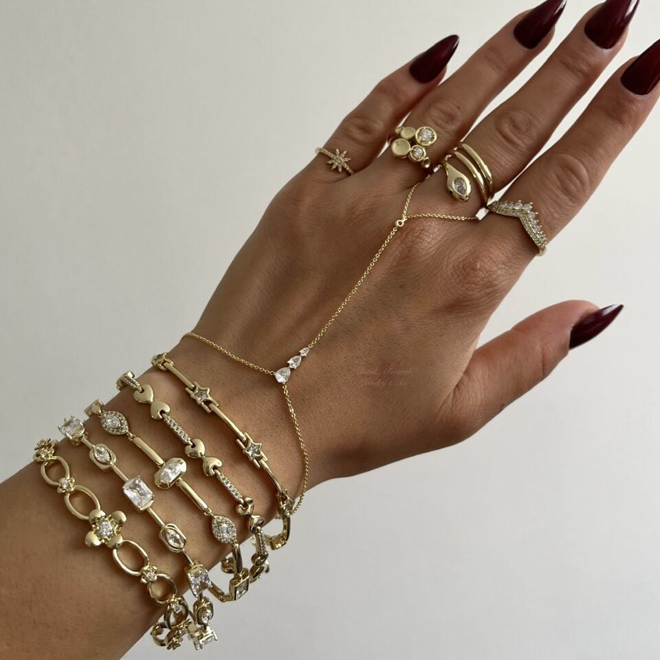 Çiçek Motif Xuping Bileklik