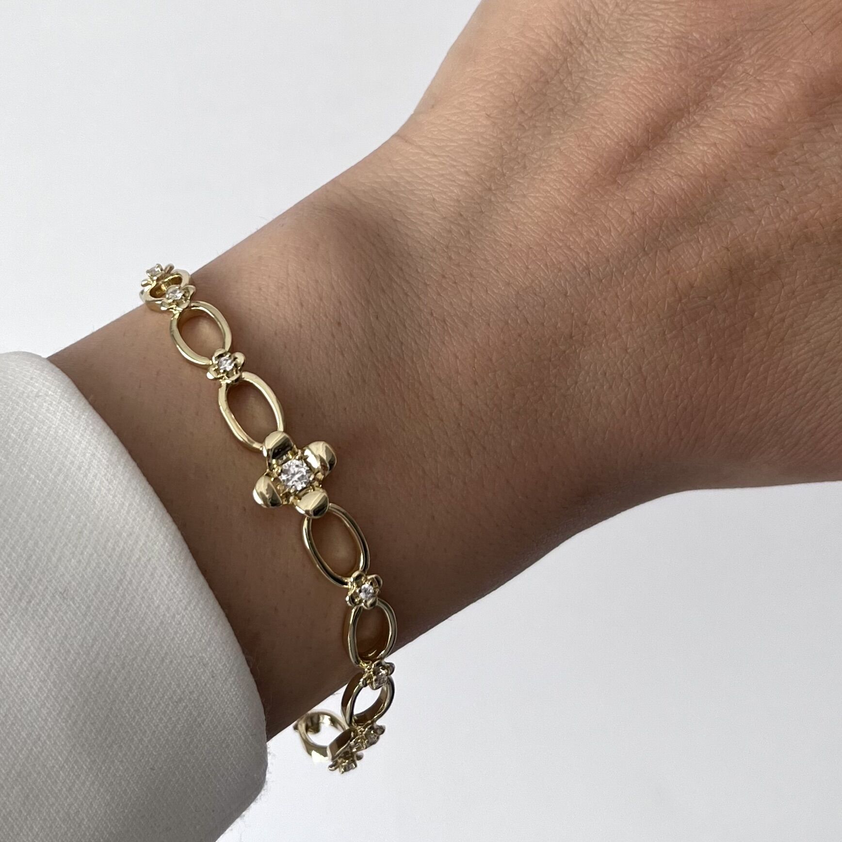 Çiçek Motif Xuping Bileklik