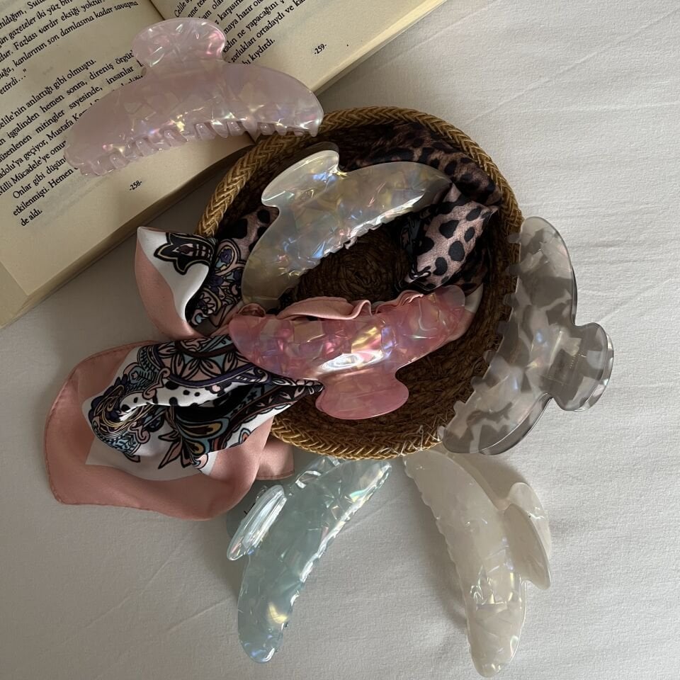 Oval Sedefli Mandal Toka