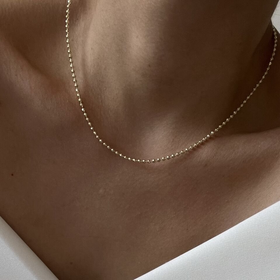 Topçuk Zincir Xuping Kolye