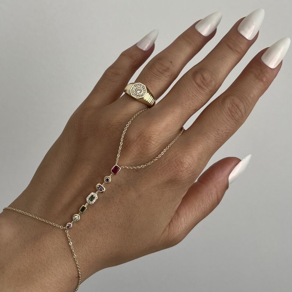 Vip Renkli Taşlı Şahmeran