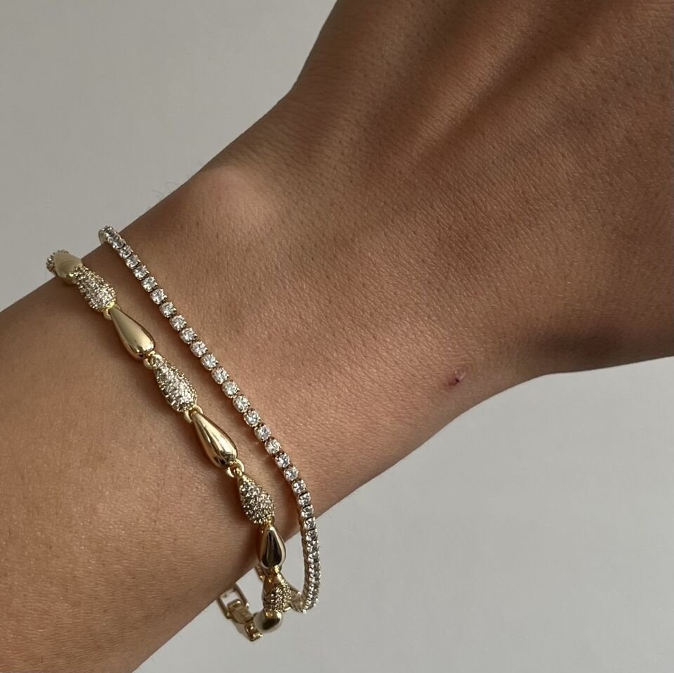 Suyolu İnce Xuping Bileklik