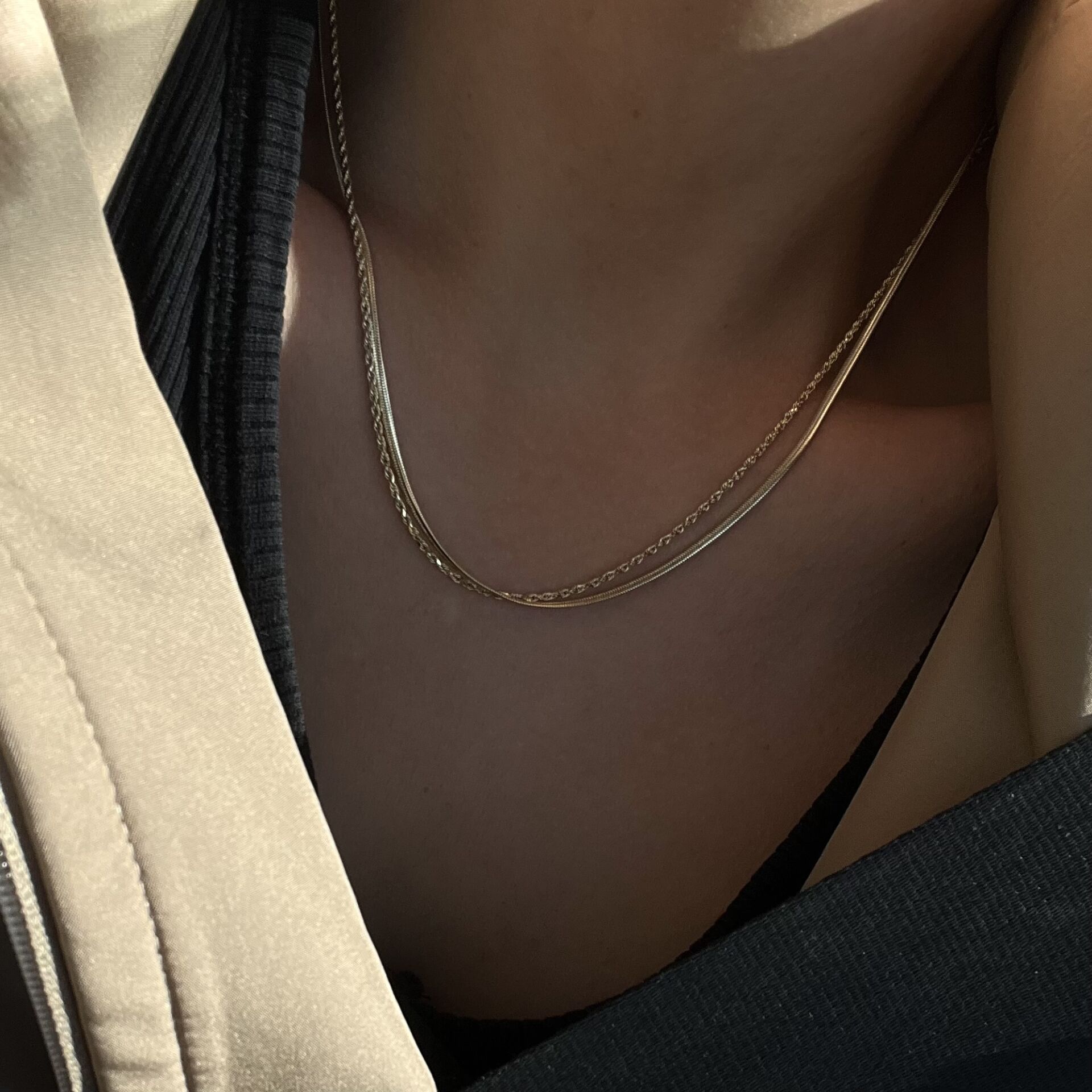 İtalyan Zincir Xuping Kolye