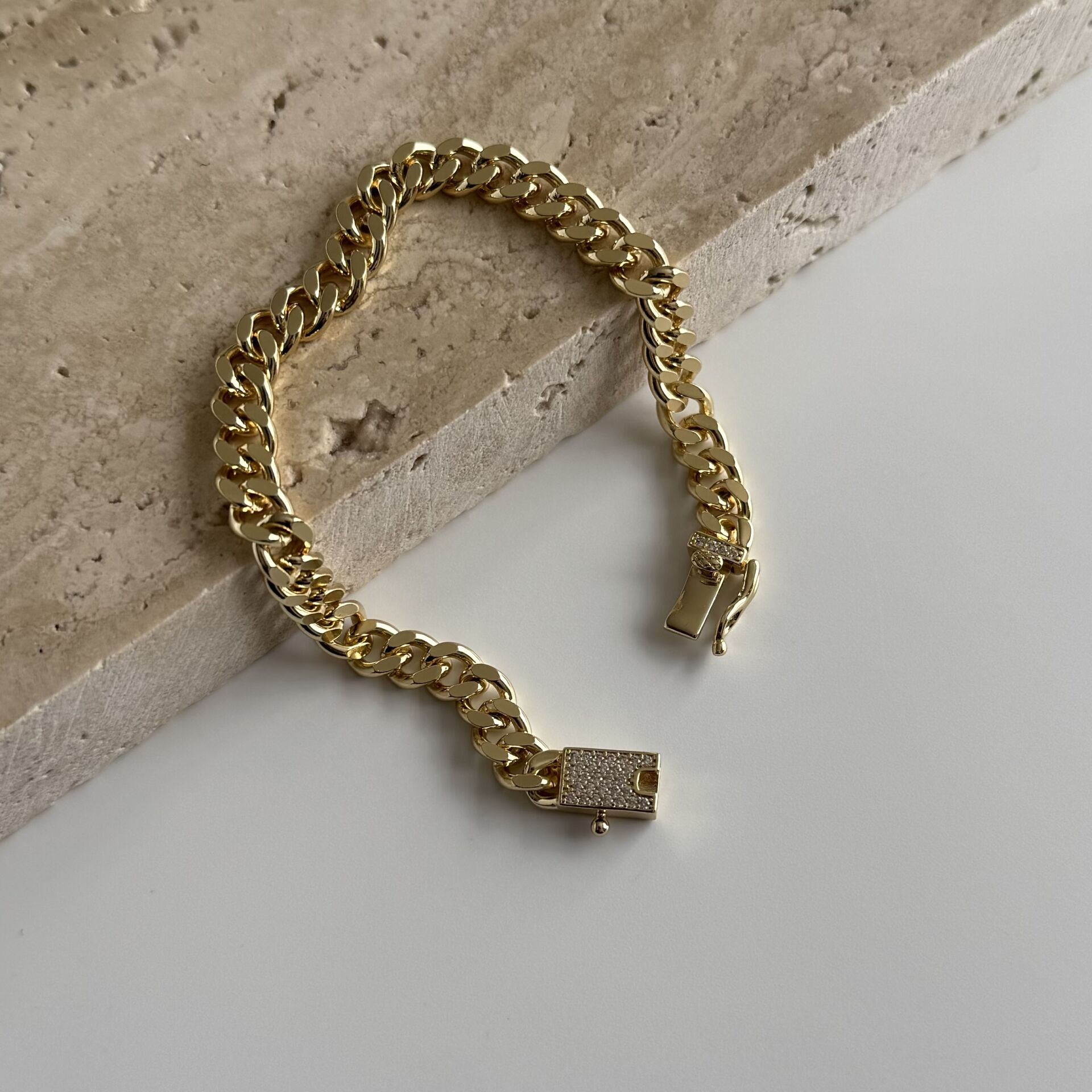 Altın Kaplama İnce Gurmet Bileklik