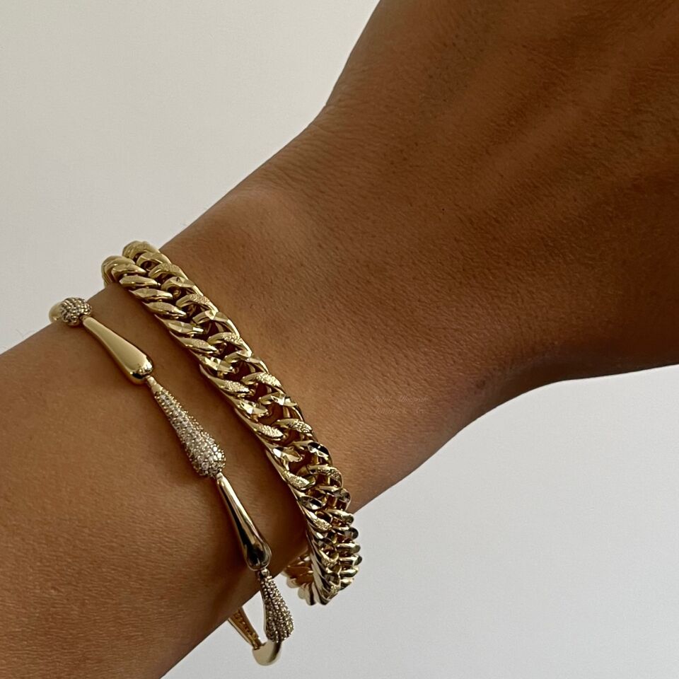 Simli Cuban Xuping Bileklik