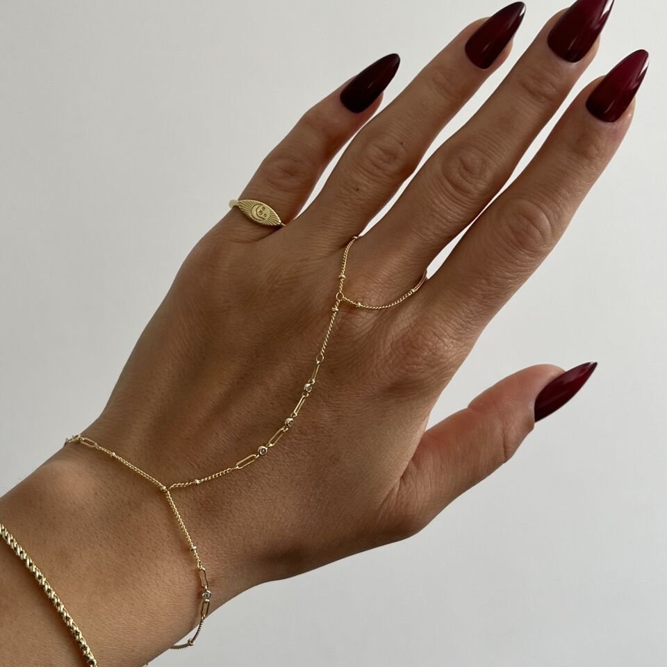 Vip Ataç Zincirli Taşlı Şahmeran