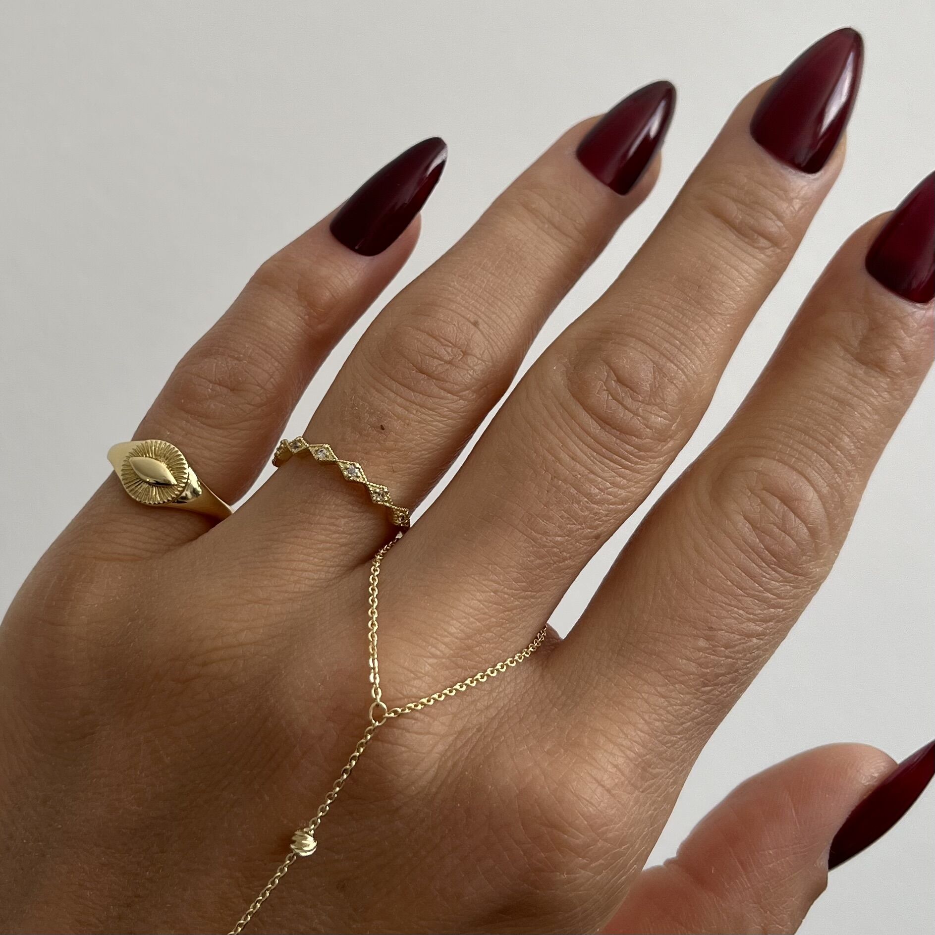 Vip Ayarlanabilir  Vintage Serçe Parmak Yüzüğü