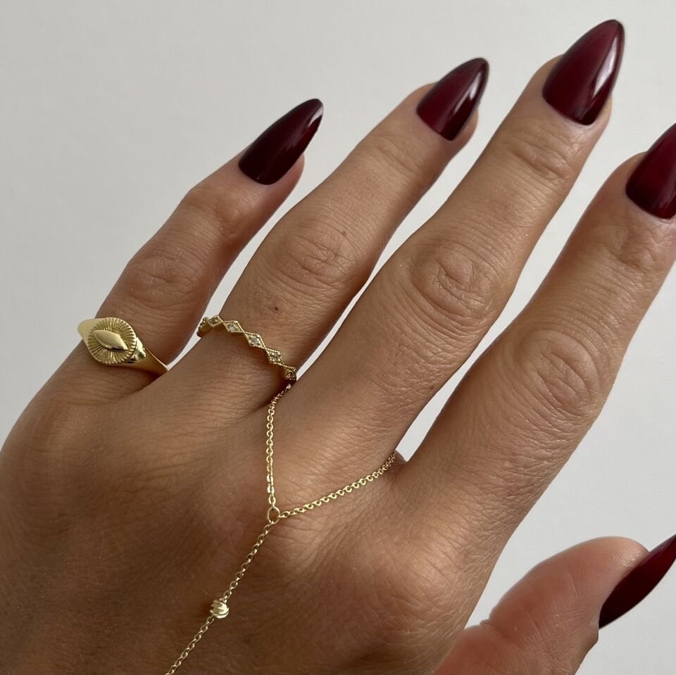 Vip Ayarlanabilir  Vintage Serçe Parmak Yüzüğü