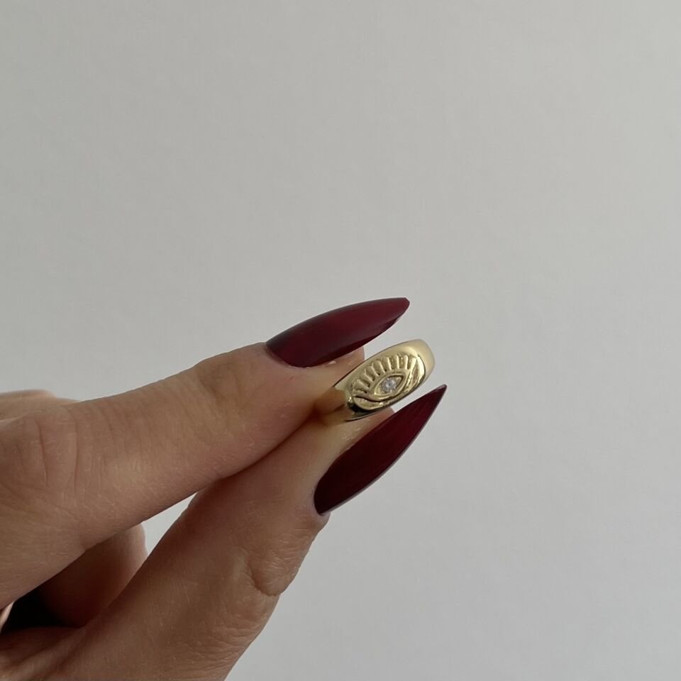 Vip Ayarlanabilir Bombeli Serçe Parmak Yüzüğü