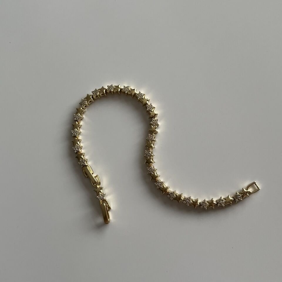 Taşlı Yıldızlı Xuping Bileklik