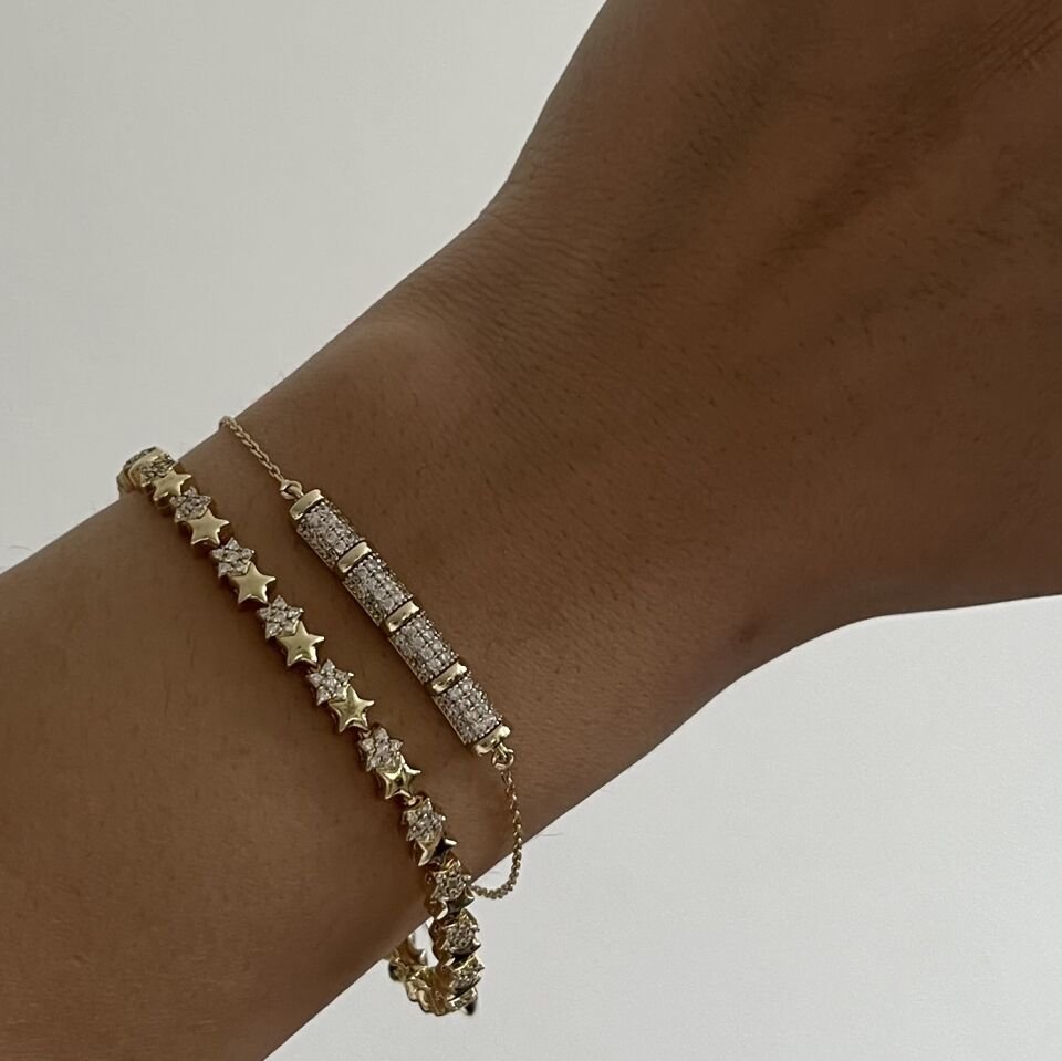 Zincirli Taşlı Xuping Bileklik